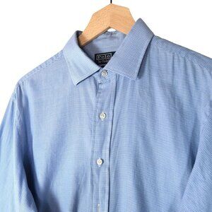 Polo Ralph Lauren Philip Shirt 16-34 Specialized Cufflink Cuffs Classic Blue
